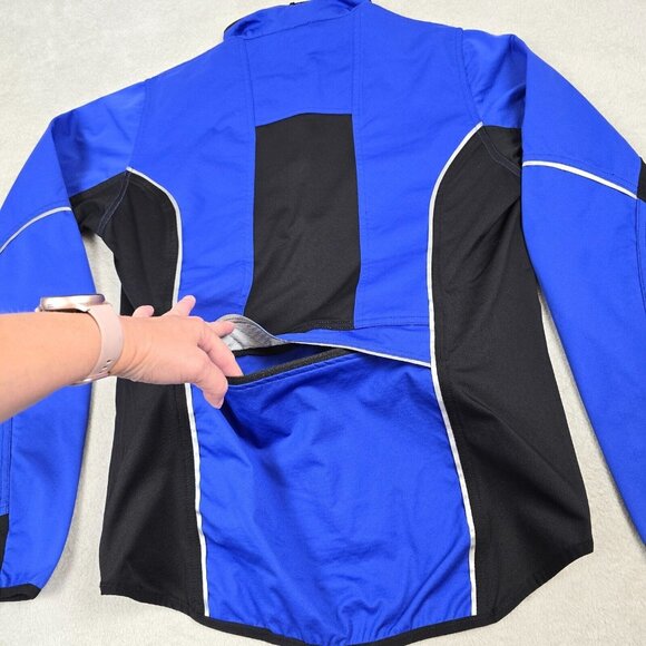 Zorrel Jacket Womens Medium Blue Weather Series Zip Pockets Reflective Coat - Picture 16 of 16